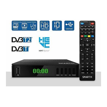 DECODER DIGITALE TERRESTRE DVB-T/T2 DH17
